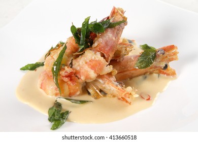 Deep Fried Prawn With Butter Creamy