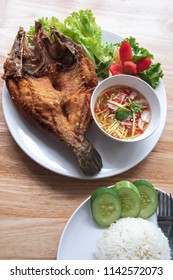 Deep Fried Snapper With Fish Sauce