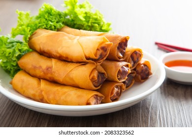 Deep Fried Spring Rolls , Popiah