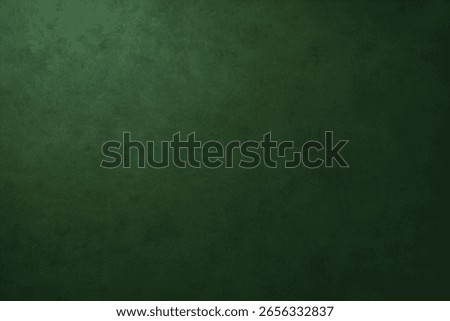 Deep Green Wall With Shadows