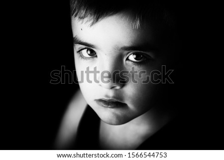 Similar – Thoughtful Boy (child) Ask