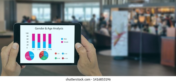 deep machine learning concept, the store or smart retail use artificial intelligence technology with facial recognition to analytic , predict behavior of customer in store to keep target of product - Powered by Shutterstock - Get 15% off with code: PIKWIZARD15