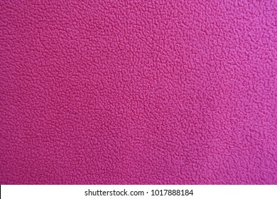 Deep Pink Polar Fleece Fabric From Above