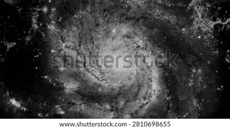 Deep Space Monochrome Nebula Wallpaper Featuring Bright Star and Cloud Texture
