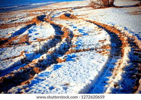 Image, Stock Photo booze Bad weather Ice