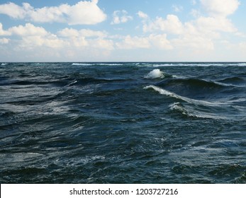 Deep Water And Rough Sea