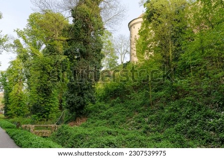 The Deer Moat in the Prague Castle complex in Prague.