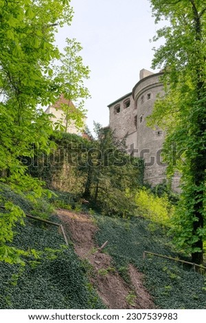 The Deer Moat in the Prague Castle complex in Prague.