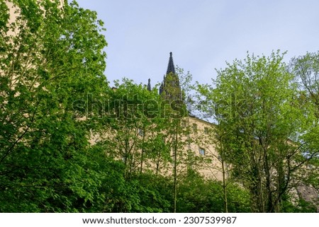The Deer Moat in the Prague Castle complex in Prague.