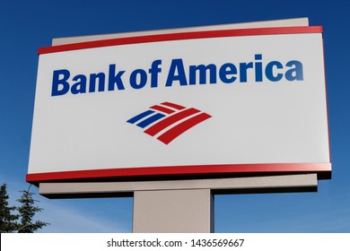 Deerfield - Circa June 2019: Bank of America Bank and Loan Branch. Bank of America is also known as BofA or BAC VI