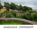 Defensive walls around the town of Montreuil sur Mer, France