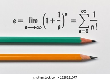 Definition of the Euler's constant in two different ways and two pencils