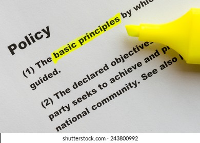 Definition of Policy - Shutterstock ID 243800992