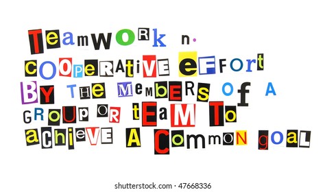definition of teamwork