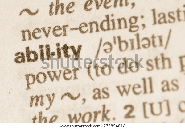 EASY DEFINITION OF ABILITY visual data 2