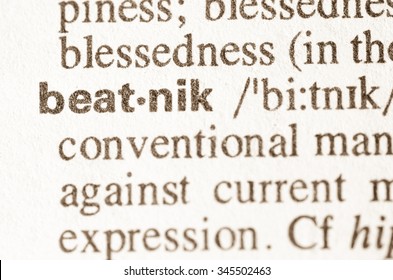 Definition Of Word Beatnik  In Dictionary