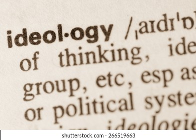 Definition Of Word Ideology In Dictionary