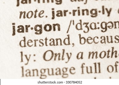 Definition of word jargon in dictionary