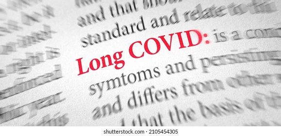 Definition Of The Word Long COVID In A Dictionary