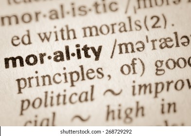 Definition Of Word Morality In Dictionary