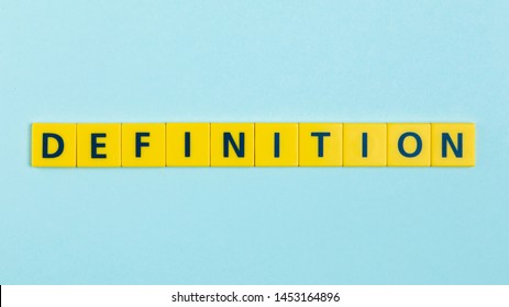 Definition word on scrabble tiles - Powered by Shutterstock