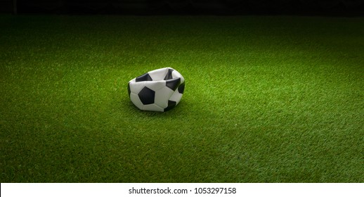 Deflated Soccer Ball