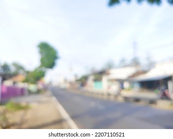 Defocus Background On The Quiet Road 