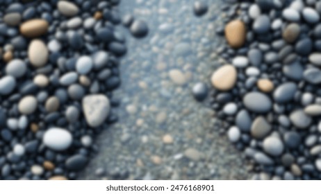 Defocus blurred background of the rock