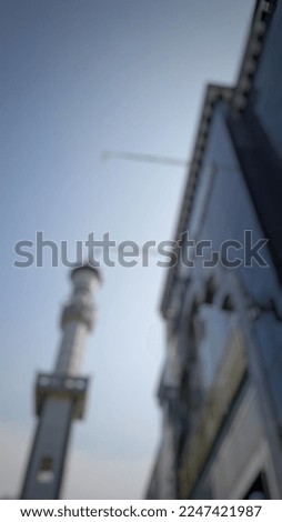 Defocused absrtact background of mosque