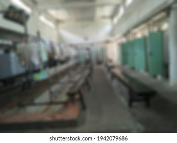 Defocused Abstract Background Of Ablution Room