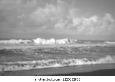 defocused abstract background of beach
