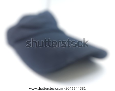 Defocused abstract background of Black hat for casual