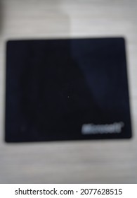 Defocused Abstract Background Of Black Mousepad