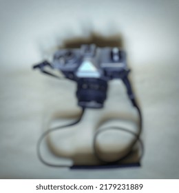 Defocused abstract background of camera.