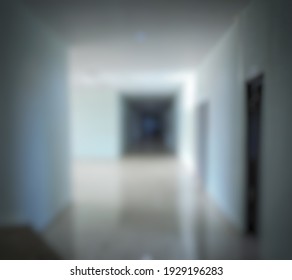 Defocused abstract background of corridor access