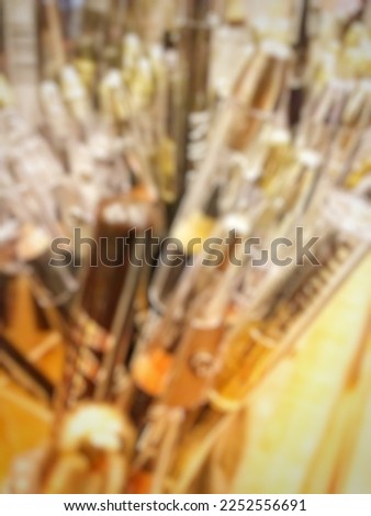 defocused abstract background of eyebrown on the market