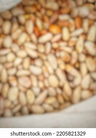 Defocused Abstract Background Of Grains For Processed Food Raw Materials