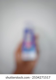 Defocused abstract background of printer ink made by 