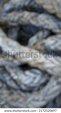 Defocused abstract background of rope