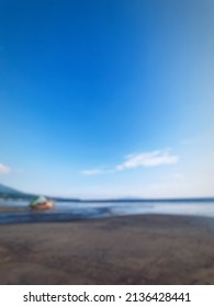 Defocused Abstract Background Of Stranded Boat