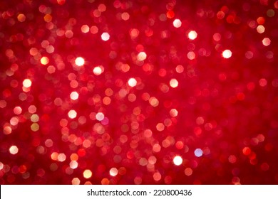 Defocused Abstract Red Christmas Background