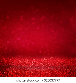 Defocused abstract red lights background 
