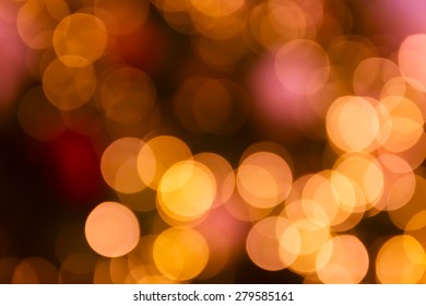 defocused blurry christmas bokeh light for abstract background