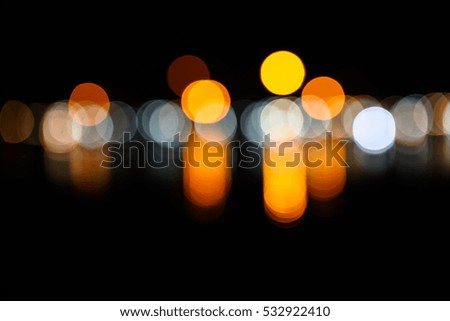 Similar – Urban blur night lights III