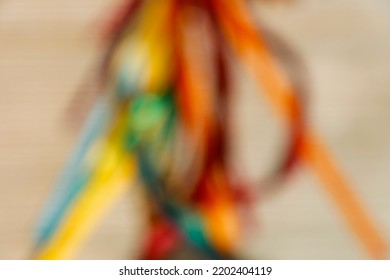 defocused colored ribbons - revelry of kings background - folia de reis concept - Shutterstock ID 2202404119