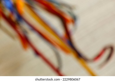 defocused colored ribbons - revelry of kings background - folia de reis concept - Shutterstock ID 2229806067