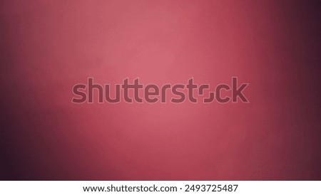 Defocused fire burst effect for background or backdrop. Retro maroon blurred background. Bright lights from above. Autumn red empty backdrop. Vintage abstract watercolor frame