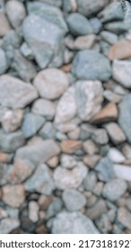 Defocused Garden Stone, Gravel And Chippings.