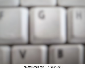 Defocused Laptop Keyboard Abstract Background
