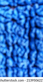 Defocused Object Of Blue House Carpet